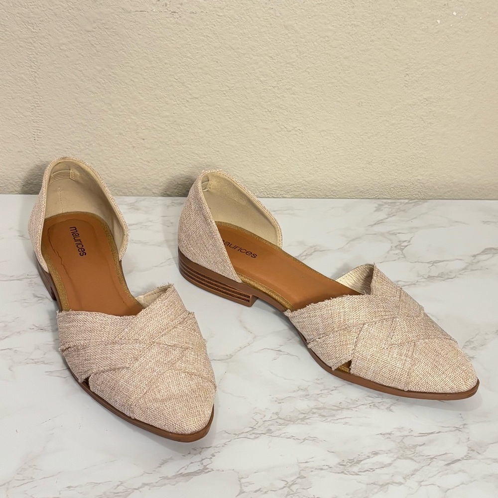 Maurice’s Shelby D’Orsay Women's Cream Flats 9